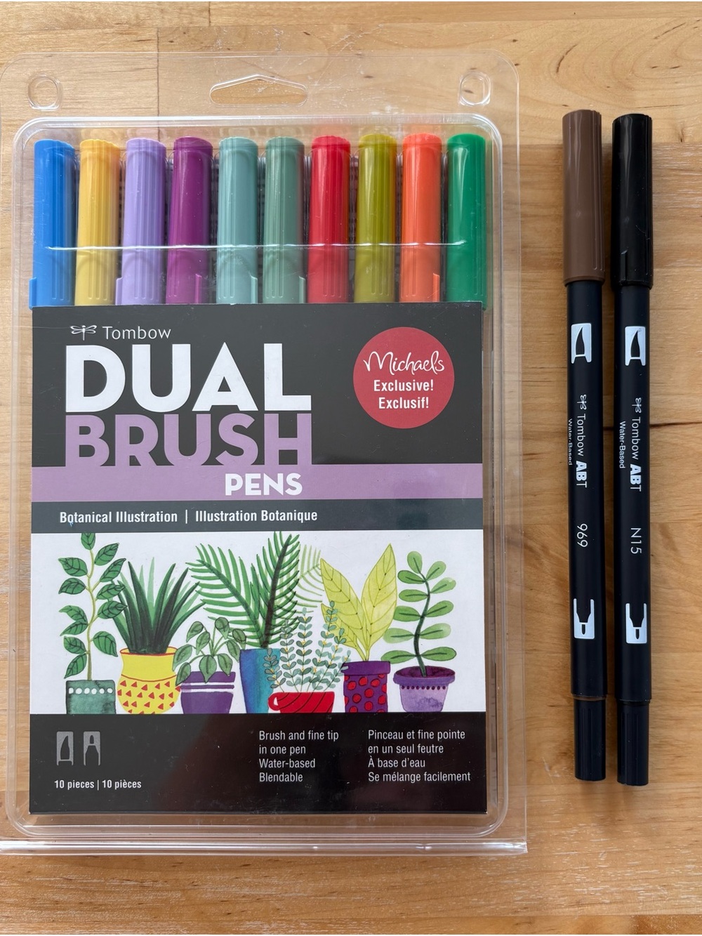 Tombow Dual Brush Pens - Botanical Illustration Set with Bonus Pens